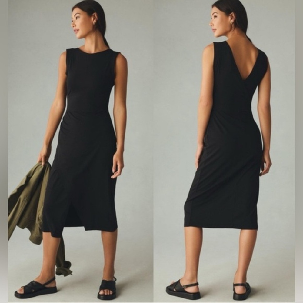 NWT Grey State for Anthropologie Alina Sleeveless midi Dress size XS
